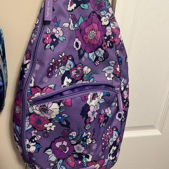 Vera Bradley | Bags | Vera Bradley Purple Floral Sling  display picture 3